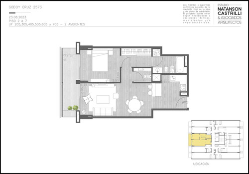 Departamento 2 Ambientes En Venta  - Godoy Cruz, Palermo Green