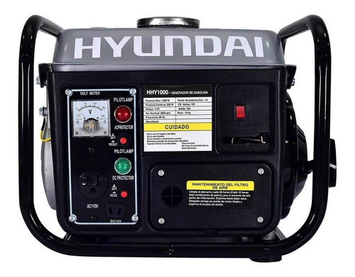 Generador Portatil A Gasolina 2hp 3600rpm Hhy1000 Hyundai