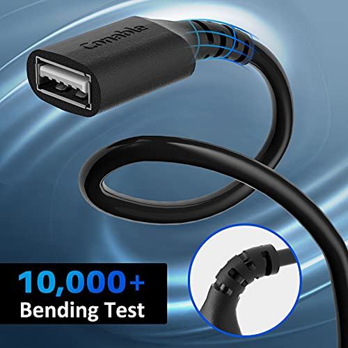Cable De Extensión Usb De 3 Paquetes 8 Ft, Adaptador De Exte