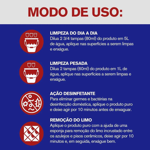 Limpeza Pesada Cloro Ativo X-14 1 Litro Veja