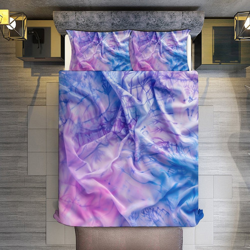 3 Capas De Edredom Tie-dye Gradient 79