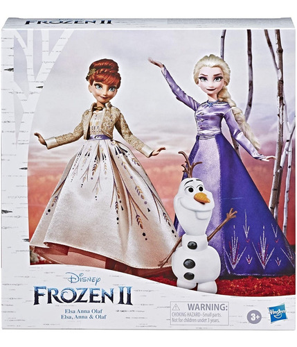 Set De Muñecas Delujo Disney Frozen 2: Elsa, Anna & Olaf