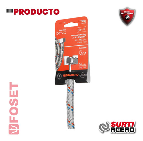 Manguera Flexible Para Fregadero, 55cm,