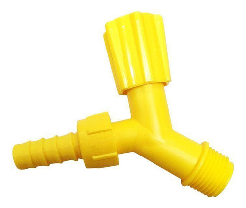 Torneira Para Tanque E Jardim De 1/2 Com Bico 3/4 Amarelo