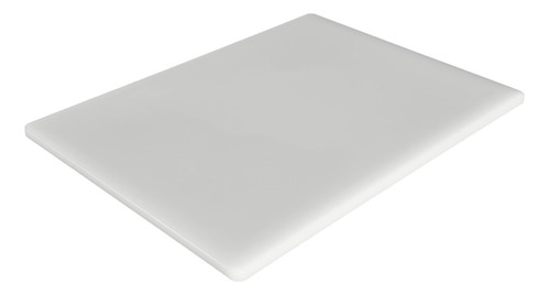 Tabla De Cortar De Plástico Comercial, Nsf - 18 X 12 X 0.5. Color Blanco