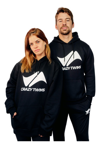 Imagen 2 de 4 de Buzo Hoodie De Frisa Con Capucha / Hombre - Mujer