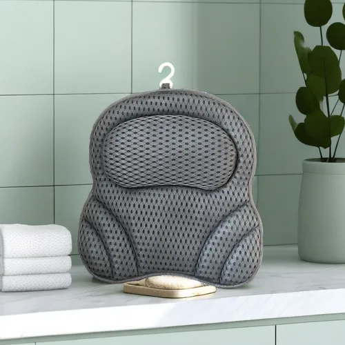 Almohada De Baño Cómoda Para Apoyo De Cuello Y Espalda