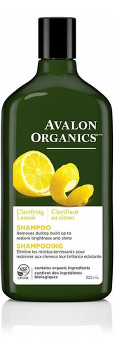 Champú Avalon Organics De Limón, 11 Onzas, 2 Unidades, Li.