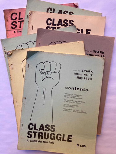 Class Struggle A Trotskyist Quarterly. 7 Ejemplares. 1984/6.