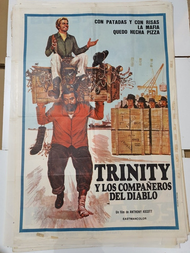 Afiche Cine Original-trinity Los Compañeros Del Diablo 1758