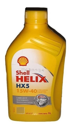 Aceite 15w40 Mineral Premiun Shell Helix Hx5 Oferta