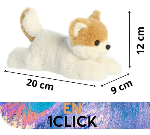 Peluches Aurora Mini Flopsie Pomerania Perro Pup Cachorro