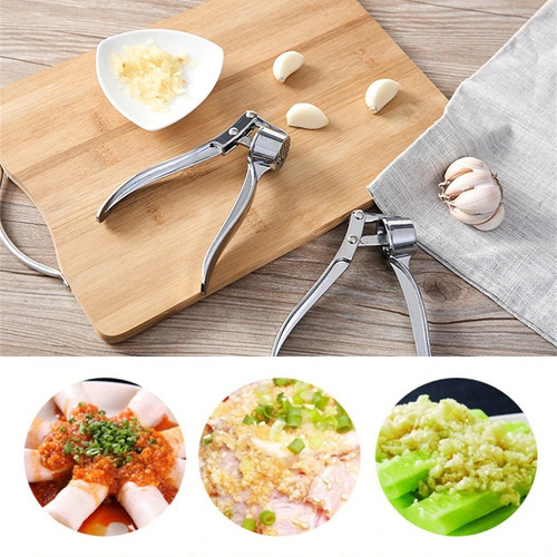 Espremedor De Alho De Cozinha Resistente Em Aço Inox Kehome