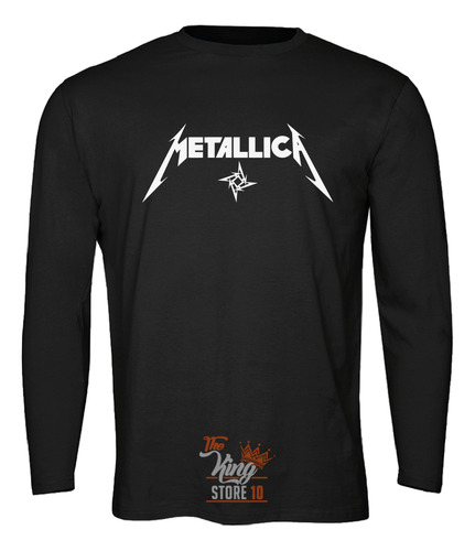 Polera Manga Larga, Metallica, Banda, Thrash Metal, Metal