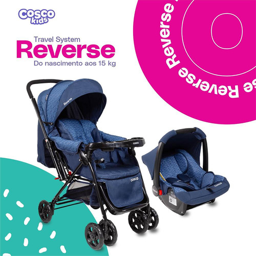 Travel System Reverse 0 A 15 Kg - Cosco