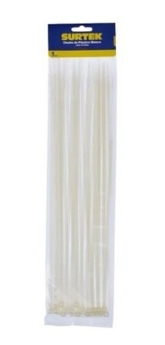 Cincho Plástico 300 X 4.6mm 50piezas Blanco Surtek 114212