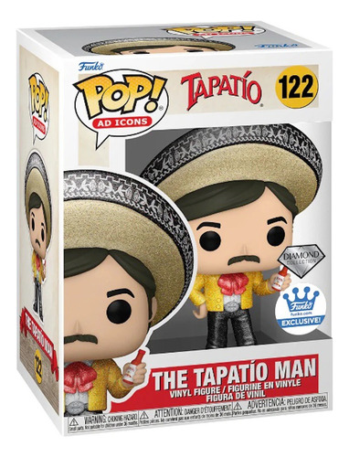 Funko Pop Ad Icons Tapatio The Tapatio Man 122 Diamond Funko (Usado)