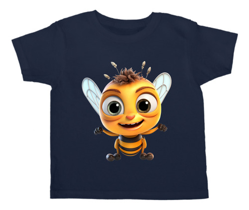 Abeja Animada Playera De Bebe Estampada Bee