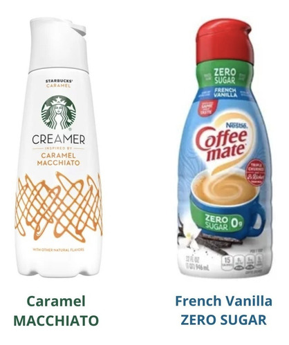 2 Pack Crema Para Café Starbucks Y Coffee Mate Importado