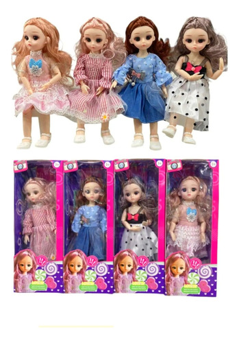 Muñecas Articuladas Bjd 30 Cm X4 Unidades