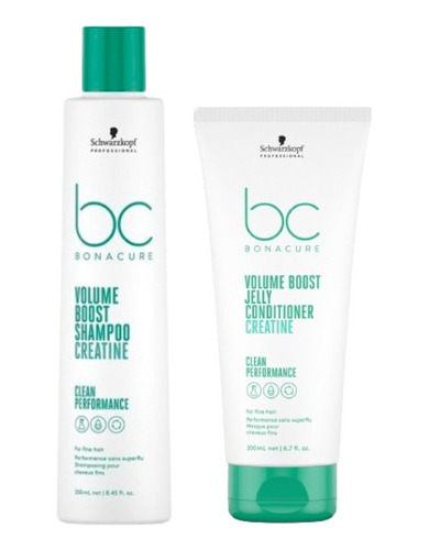 Combo Shampoo + Acondicionador Volume Boost Bc Schwarzkopf