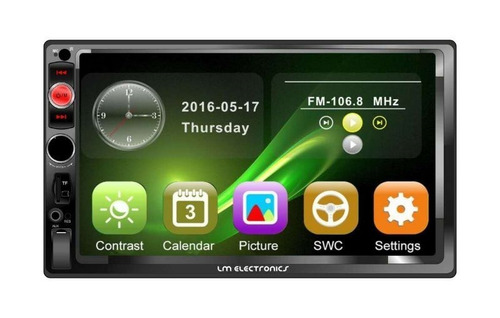 Imagem 2 de 6 de Central Multimídia 2 Din 7 Pol Espelhamento Android Ios Mp5 Hd Dvd 4 X 60w Radio Mp3 Player Lm Electronics Spotify Waze