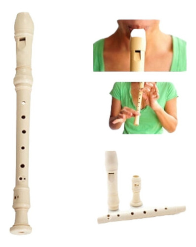 Flauta Dulce Soprano Instrumento Musical Escolar