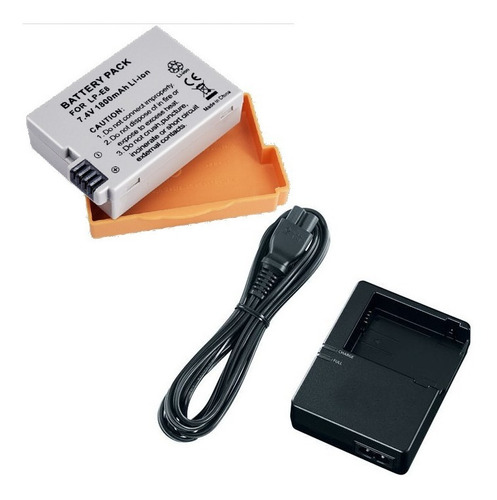 Cargador Y Batería Para Canon T3i T4i T5i Tipo Lc-e8 Lp-e8