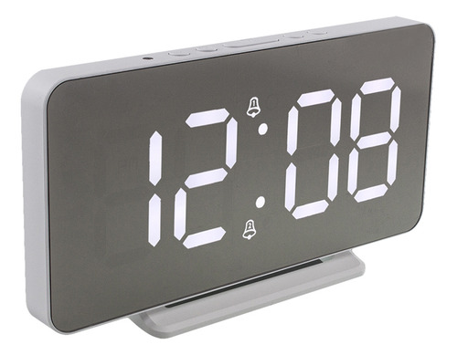 Reloj Despertador Con Número Led De Temperatura Para Decorac
