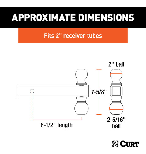 Curt Soporte Bola Para Remolque Enganche Multiple Libra