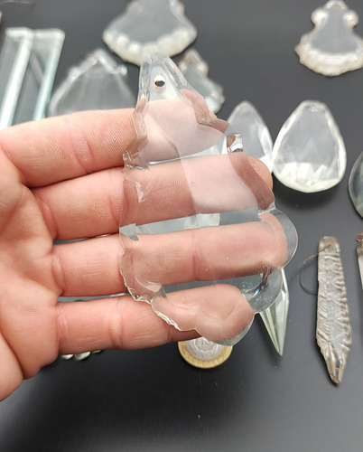 Caireles Antiguos De Cristal Para Lamparas (m9) - Repuestos (Usado)