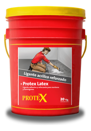 Protex Latex X 20 Reforzante Y Adhesivo Para Hormigón