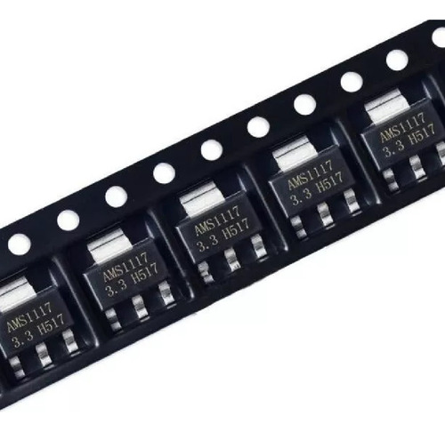 50pçs Regulador Tensao Ams1117 3v3 3.3v Ams Compatível Xbox