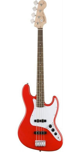 Bajo Squier Jazz Bass Affinity Race Red