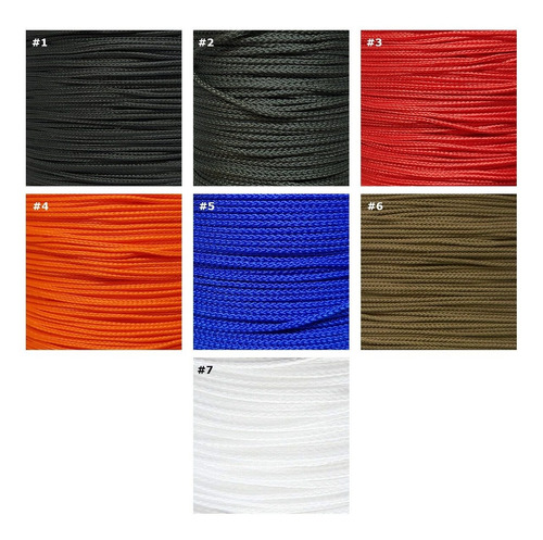 Imagen 1 de 4 de Paracord 5 Metros Cuerda Tipo 1 Micro - Made In Usa Emol