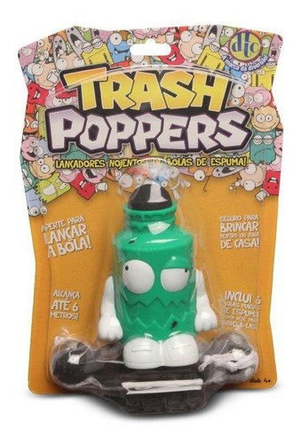 Imagem 1 de 1 de Lançador De Bolas - Trash Monster Poppers - Dtc