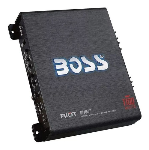 Amplificador para autos, pickups & suv Boss Riot R1100M clase AB con 1 canal