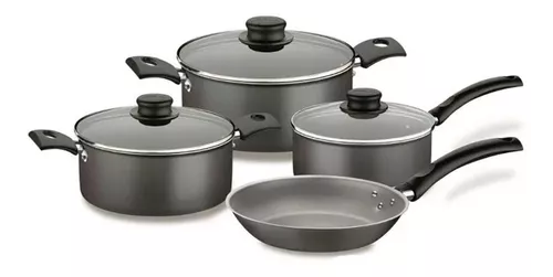 Set Batería Ollas Tramontina Turim Cocina 7 Piezas Teflón