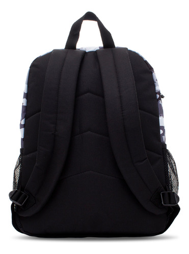 Mochila Escolar Juvenil Ruz Fornite Negro Camuflaje