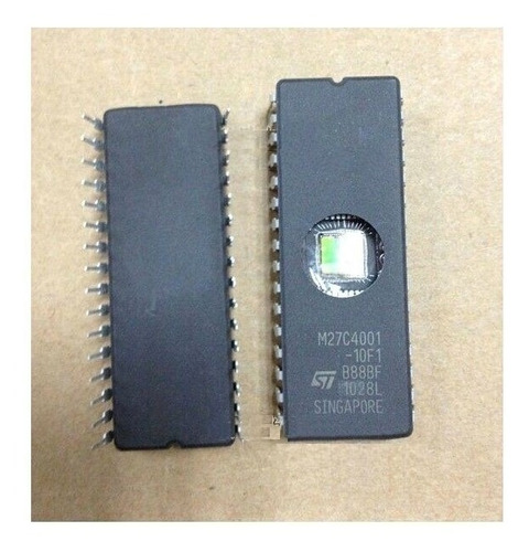 10 Pçs Eprom 27c4001 - Apagada