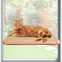 Comprar Cama Caminha De Janela Para Gatos Com Ventosas Suspensa Rede Cor Bege