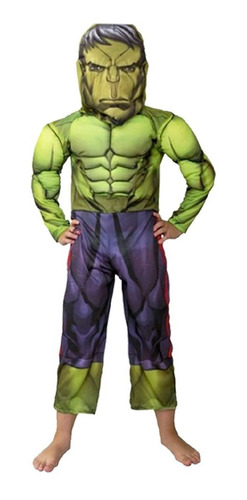 Disfraz Hulk Musculoso Cotillon Sergio Once