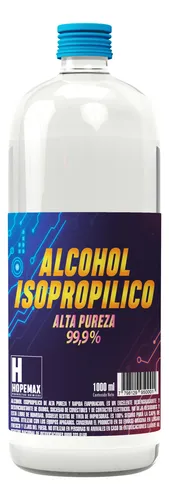comprar Alcohol Isopropilico  X 1 Litro 99,9% Maxima Pureza