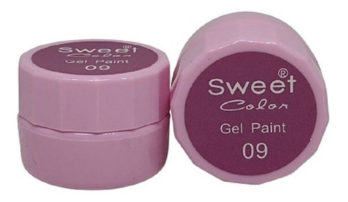 Gel Paint Sweet Color Rosado Decoracion Uñas Estylosas