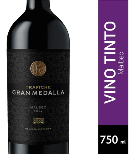 Vino Trapiche Gran Medalla Malbec