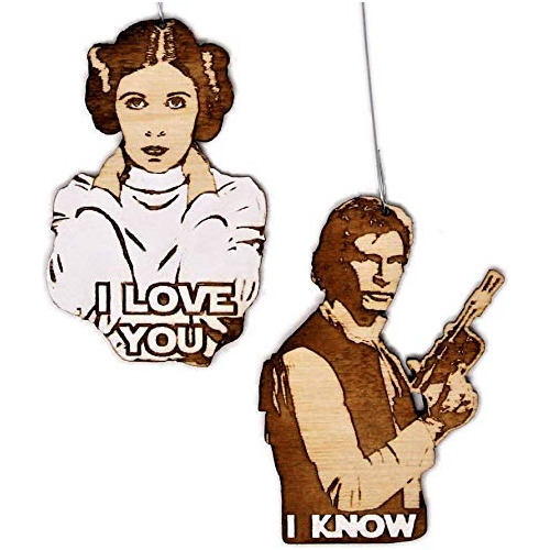 Han Y Leia I Love You I Know Juego De Adornos Día De S...