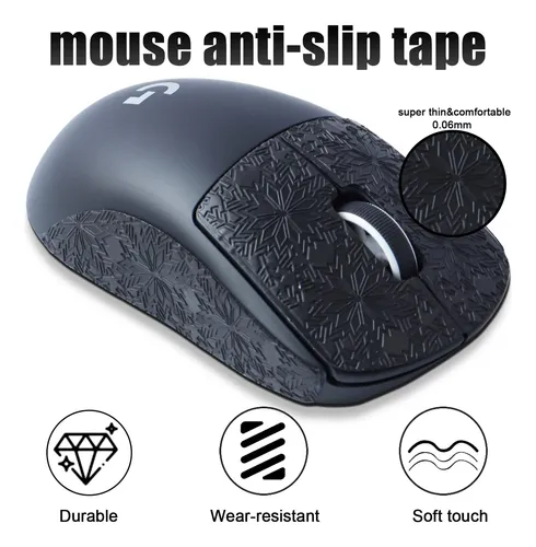 Jomkiz Mouse Anti-slip Grip Tape Fit For Logitech G Pro X Su