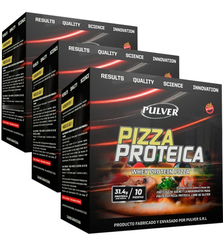 30 Sobres P/prep Pizzas Whey Protein Pulver Snack Nutritivo