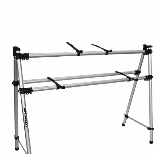 Rack Titanium Para Controladora Dj Até 1 Metro + Notebook