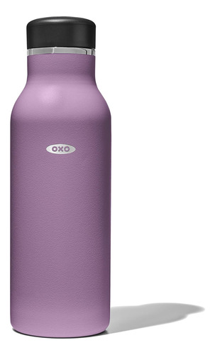 Oxo Strive Botella De Agua Aislada De 16 Oz Con Tapa Estánda